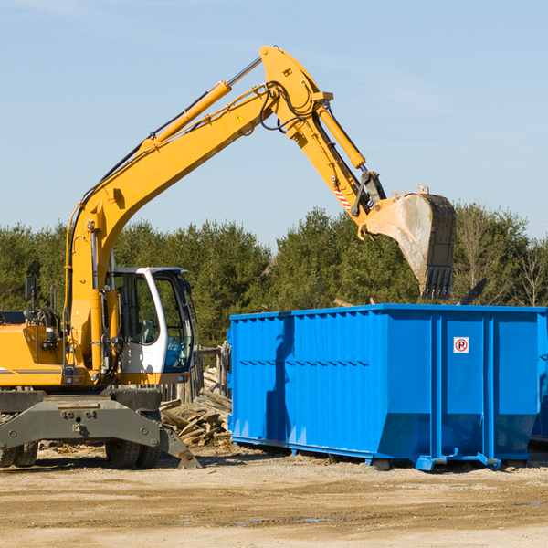 what kind of customer support is available for residential dumpster rentals in East Uniontown